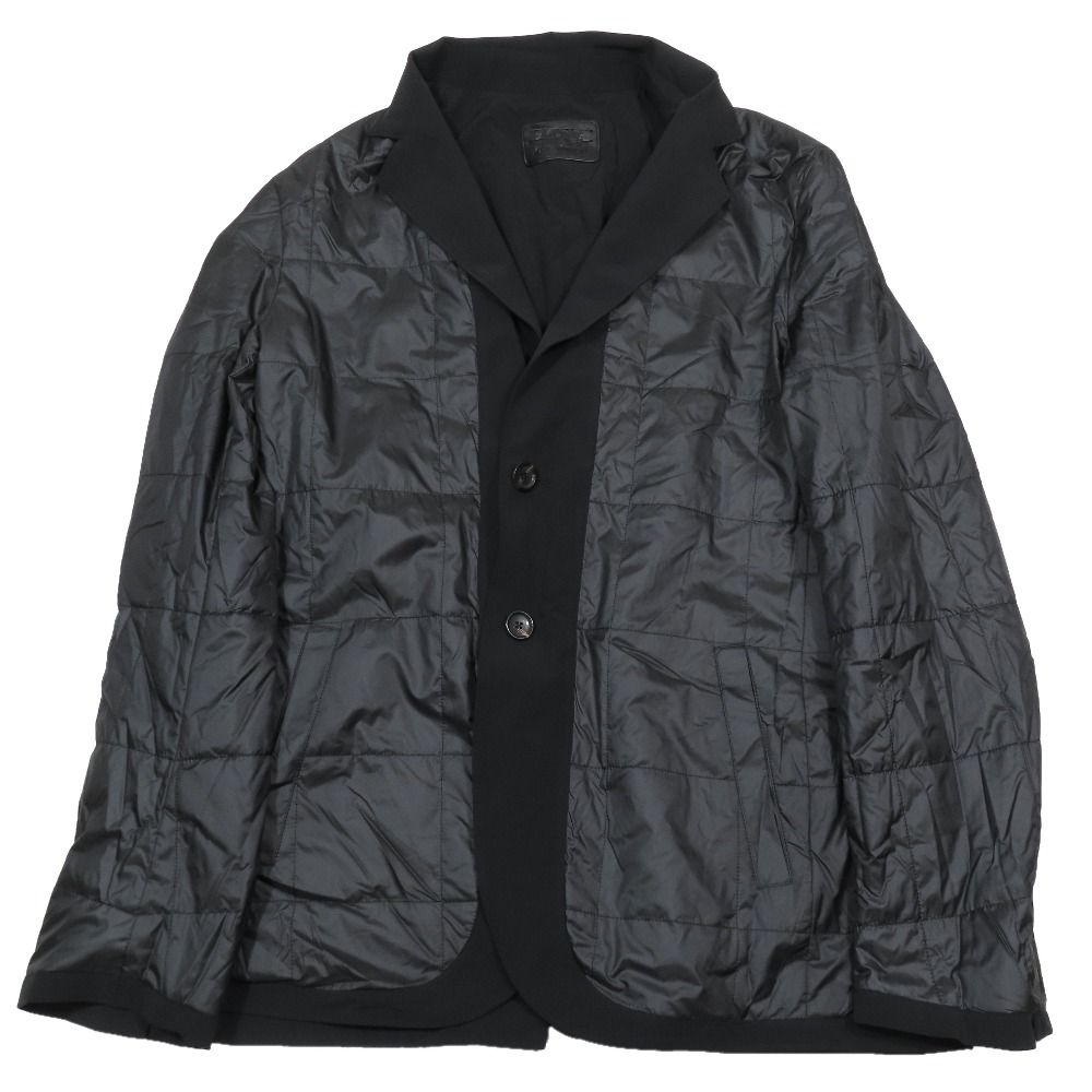 Louis Vuitton Reversible Tailored Jacket Blazer Nylon Quilted 52 Black — view 5