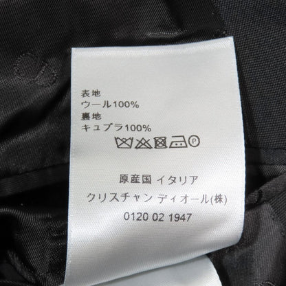 Dior jacket Blazer Double Breasted Lining CD Logo Center Vent 52c Black Second — view 9