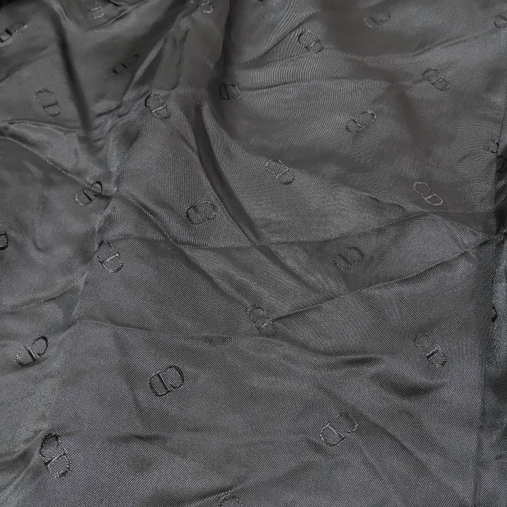 Dior jacket Blazer Double Breasted Lining CD Logo Center Vent 52c Black Second — view 4