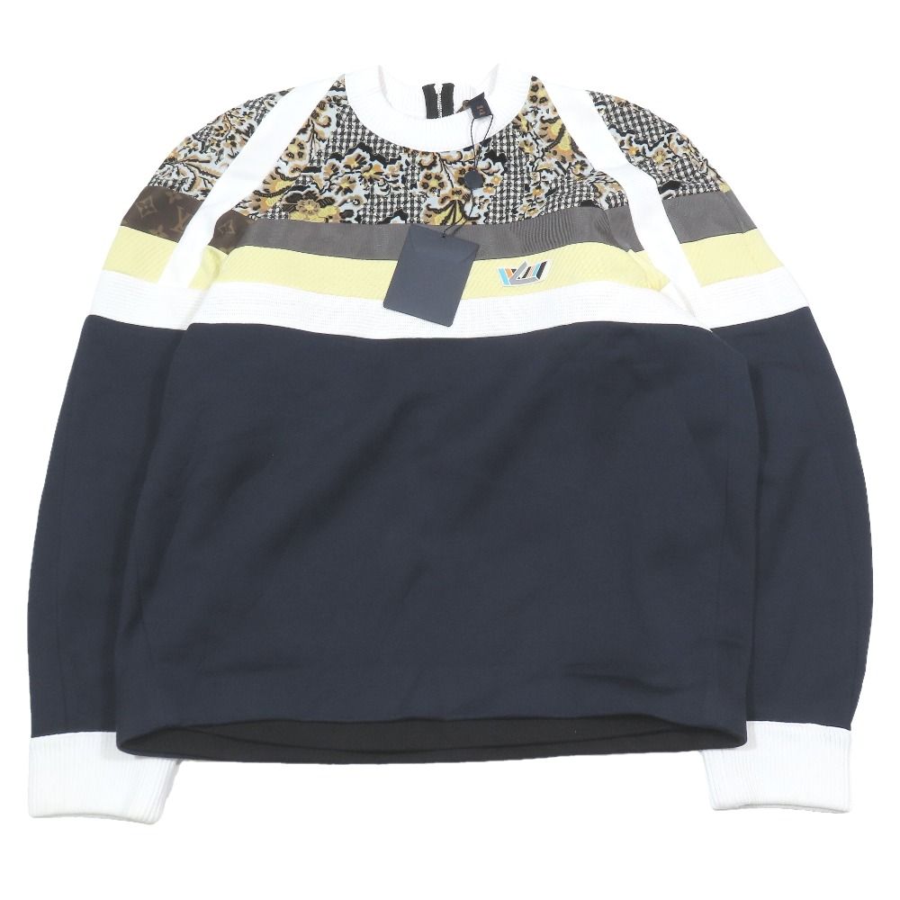 Louis Vuitton Sweatshirt Long Sleeve Crew Neck Contrast
