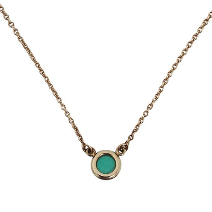 Tiffany & Co 925 Elsa Peretti Color by the Yard Turquoise Necklace Silver — view 3