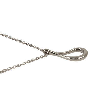 Tiffany & Co Open Teardrop Necklace 925 Sterling Silver — view 3