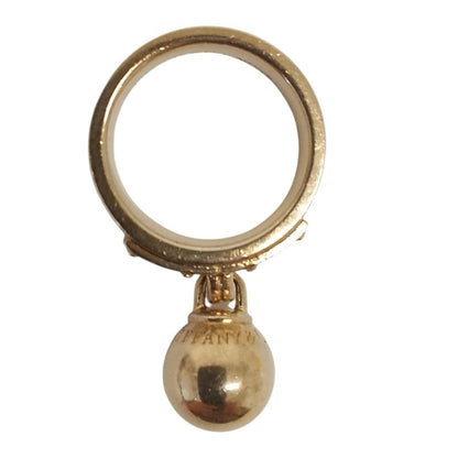 Tiffany & Co Ball Dangle Ring 925 Silver — view 6
