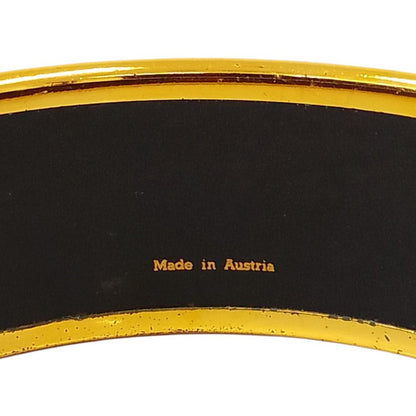 Hermes Enamel GM Cloisonne Cheval Bangle Bordeaux Bracelet — view 9