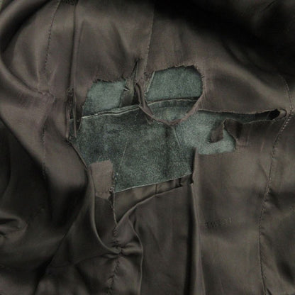 Loewe Leather Lambskin Tailored Jacket Blazer Anagram Button Gold Vintage 38 — view 7