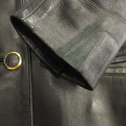 Loewe Leather Lambskin Tailored Jacket Blazer Anagram Button Gold Vintage 38 — view 6