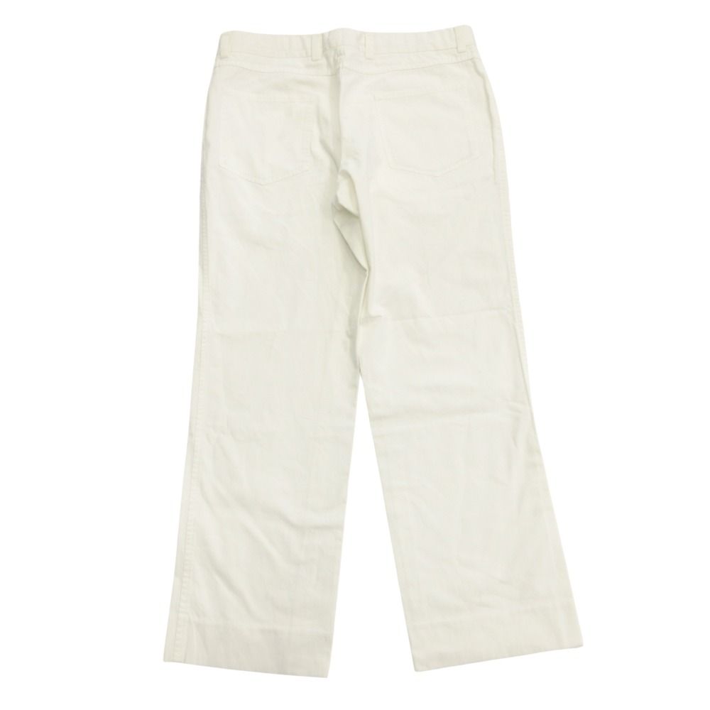 Hermes Series Button Pants Trousers Fly 44 White — view 2