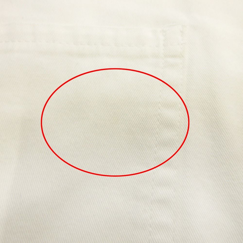 Hermes Series Button Pants Trousers Fly 44 White — view 7