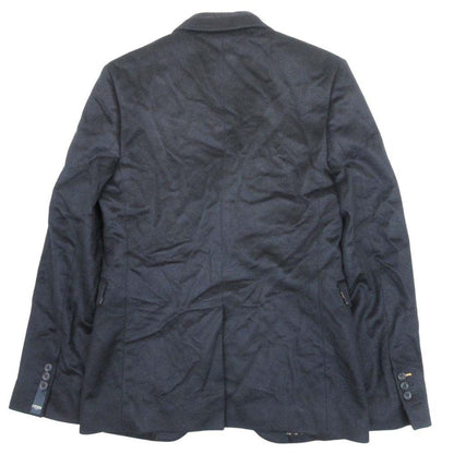 Fendi FF Logo Zucca Lining Cashmere Tailored Jacket Single 2 Button Blazer 44 — view 2