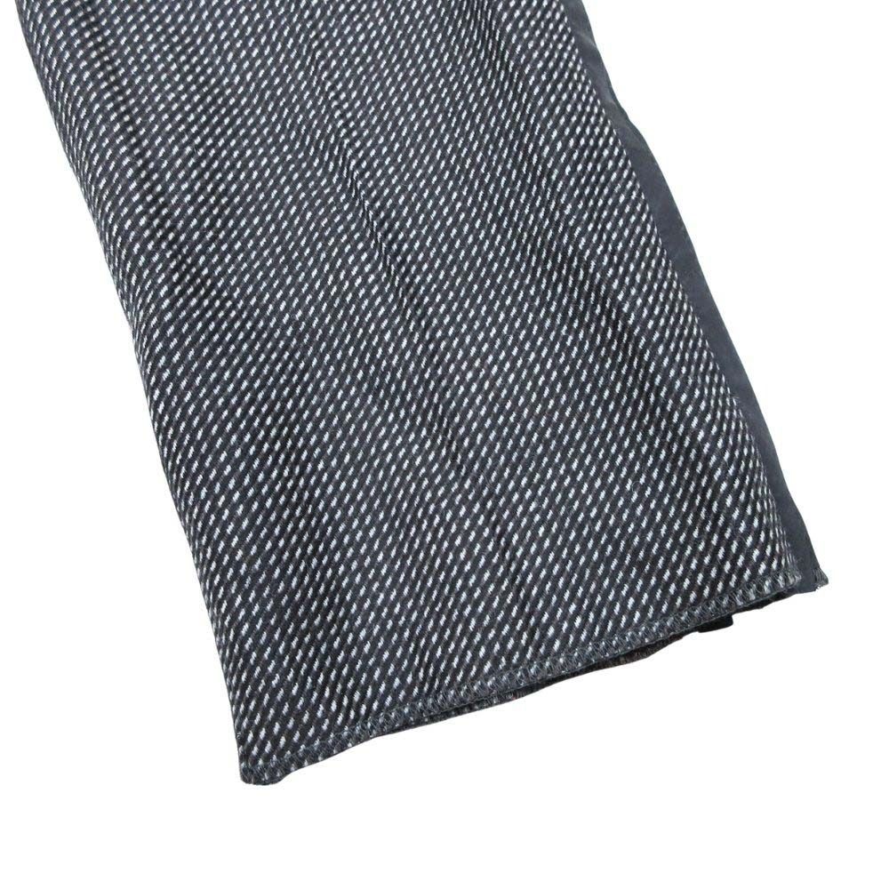 Fendi All Over Pattern Side Line Trousers No Tuck Tapered Pants 46 Black — view 4