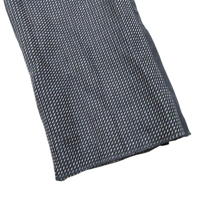 Fendi All Over Pattern Side Line Trousers No Tuck Tapered Pants 46 Black — view 4