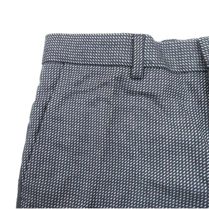 Fendi All Over Pattern Side Line Trousers No Tuck Tapered Pants 46 Black — view 3