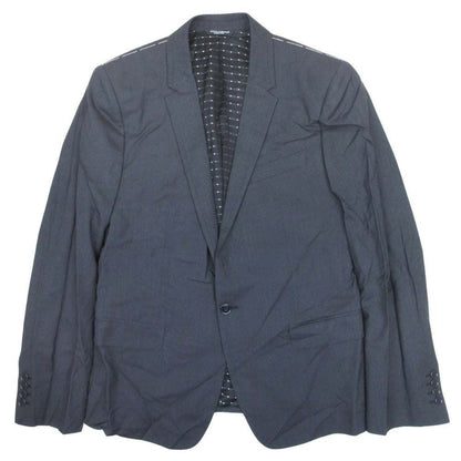 Dolce & Gabbana Martini Line Tailored Jacket Notch Lapel Single 50 Gray