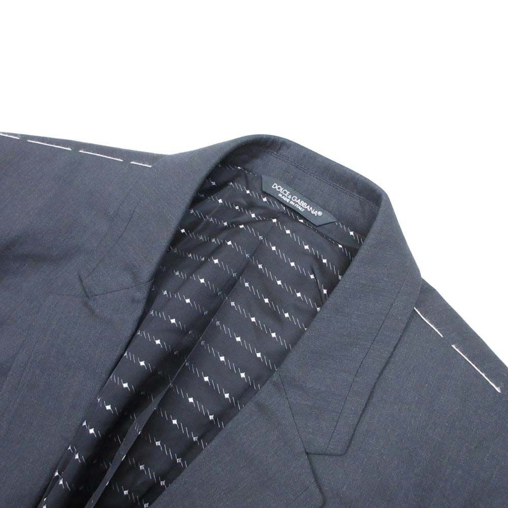 Dolce & Gabbana Martini Line Tailored Jacket Notch Lapel Single 50 Gray — view 3