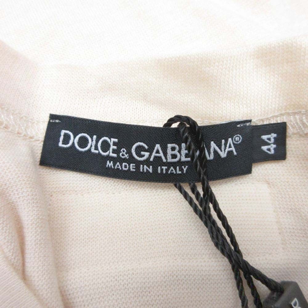 Dolce & Gabbana Cotton Cashmere Knit Inside Out Sweater — view 7