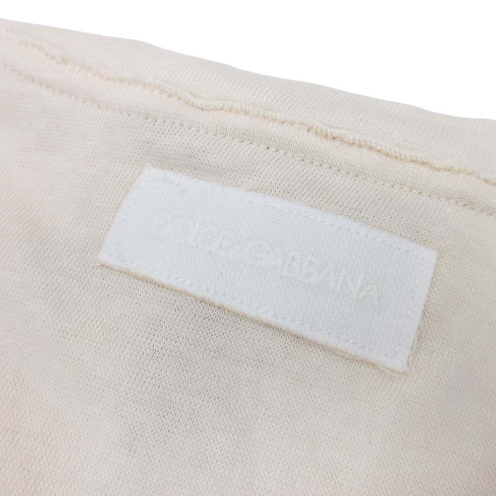 Dolce & Gabbana Cotton Cashmere Knit Inside Out Sweater — view 6