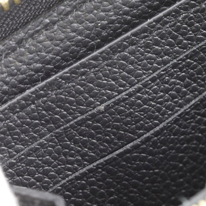 Louis Vuitton Portefeuille Clemence Zip Around Monogram Empreinte Noir Black — view 7