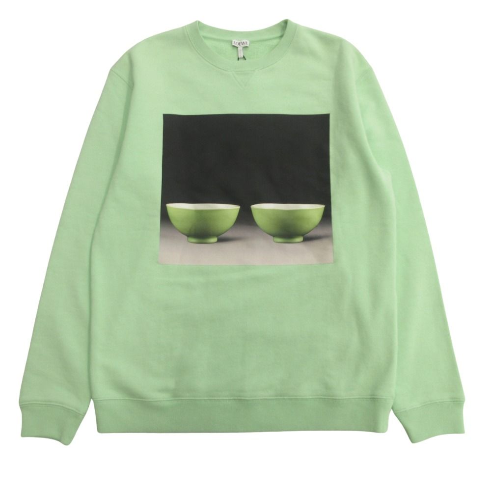 Loewe Ceramic Print Sweatshirt Shirt Brown Vessel S Green