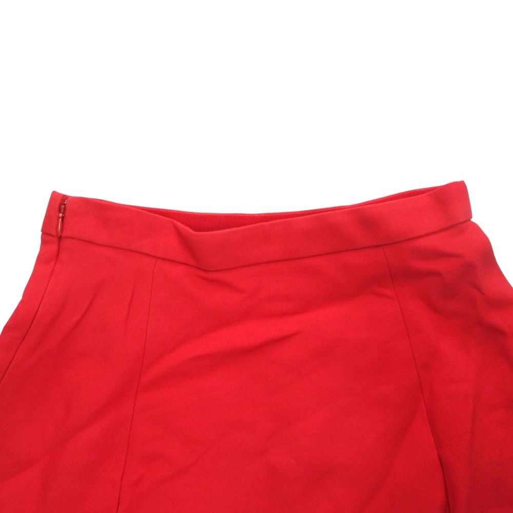Dior Silk Blend Mini Skirt Heart Pocket Pleats 36 — view 4