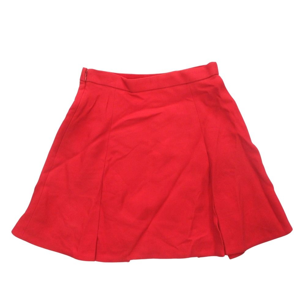 Dior Silk Blend Mini Skirt Heart Pocket Pleats 36 — view 2