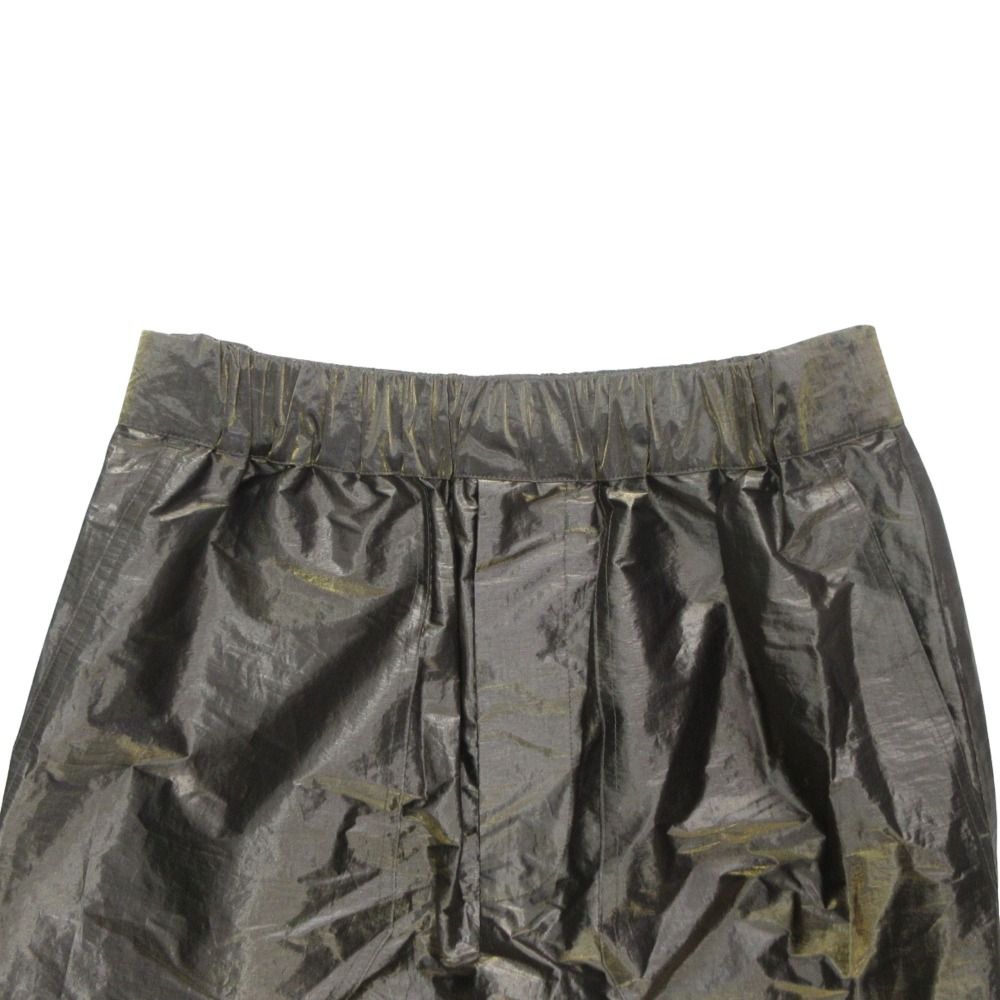 Fendi Woven Fabric Cargo Work Pants Aurora Metallic Brown — view 3
