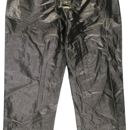 Fendi Woven Fabric Cargo Work Pants Aurora Metallic Brown — view 6