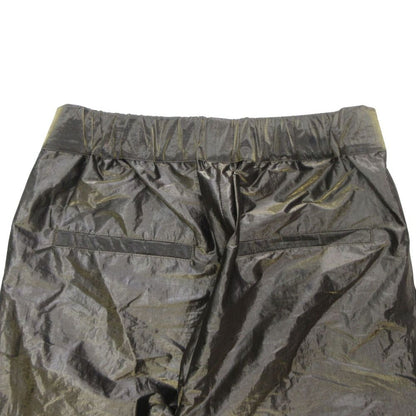 Fendi Woven Fabric Cargo Work Pants Aurora Metallic Brown — view 4