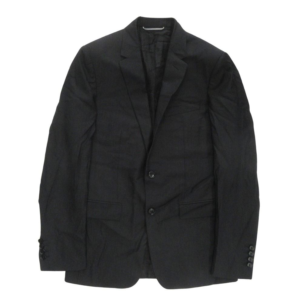 Dior Notch Lapel Single Brest Te la de Jacket Blazer U-le CD Logo Lining 44 Gray