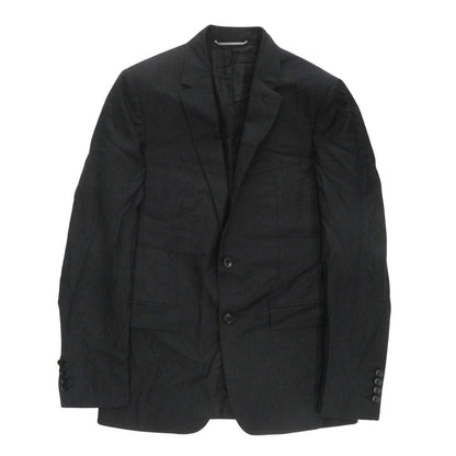 Dior Notch Lapel Single Brest Te la de Jacket Blazer U-le CD Logo Lining 44 Gray