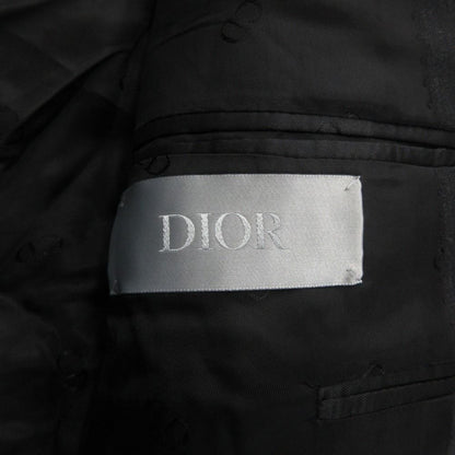 Dior Notch Lapel Single Brest Te la de Jacket Blazer U-le CD Logo Lining 44 Gray — view 7