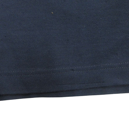 Hermes Sellier Series Button Polo Shirt Top Metal Large XXL Navy — view 5