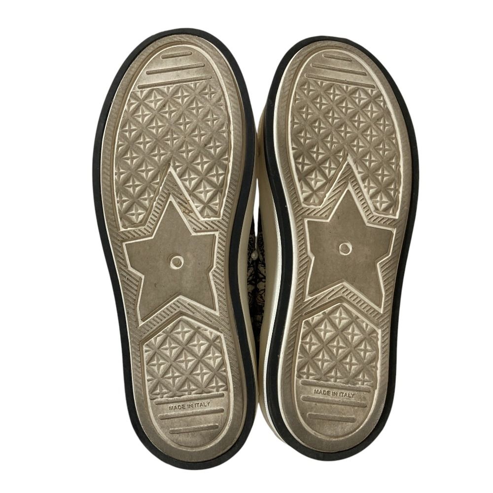 Dior Walk'n' Florilegio Flower Embroidery Sneakers 36 White — view 5