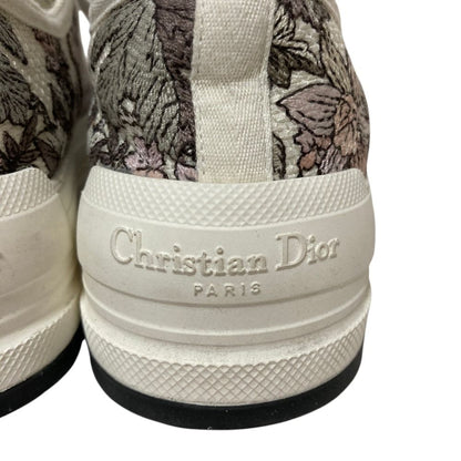 Dior Walk'n' Florilegio Flower Embroidery Sneakers 36 White — view 9