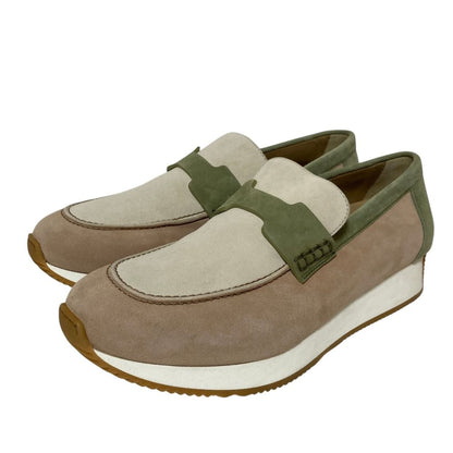 Hermes Ground Loafer Suede Loafers Sneakers 39 Multicolor