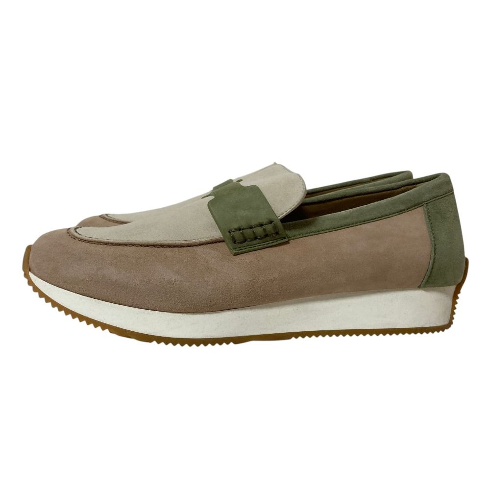 Hermes Ground Loafer Suede Loafers Sneakers 39 Multicolor — view 2
