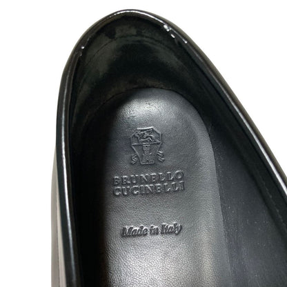 Brunello Cucinelli Moni Retassel Loafers Shoes 38 Black — view 8
