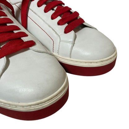 Dolce & Gabbana Leather Low Cut Sneakers 7 White — view 6