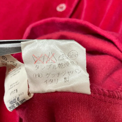 Gucci Era Velvet Long Sleeve Polo Shirt 42 — view 8