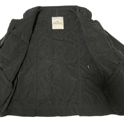 Moncler Belleville Round Color Belted Nylon Jacket 1 Black — view 4