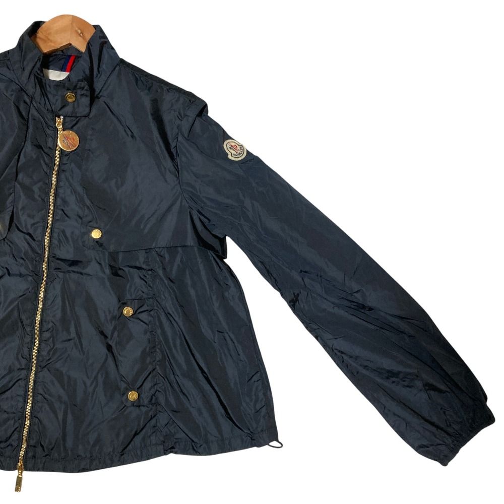 Moncler Epicea Stand Nylon Jacket 1 Navy — view 3