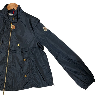 Moncler Epicea Stand Nylon Jacket 1 Navy — view 3
