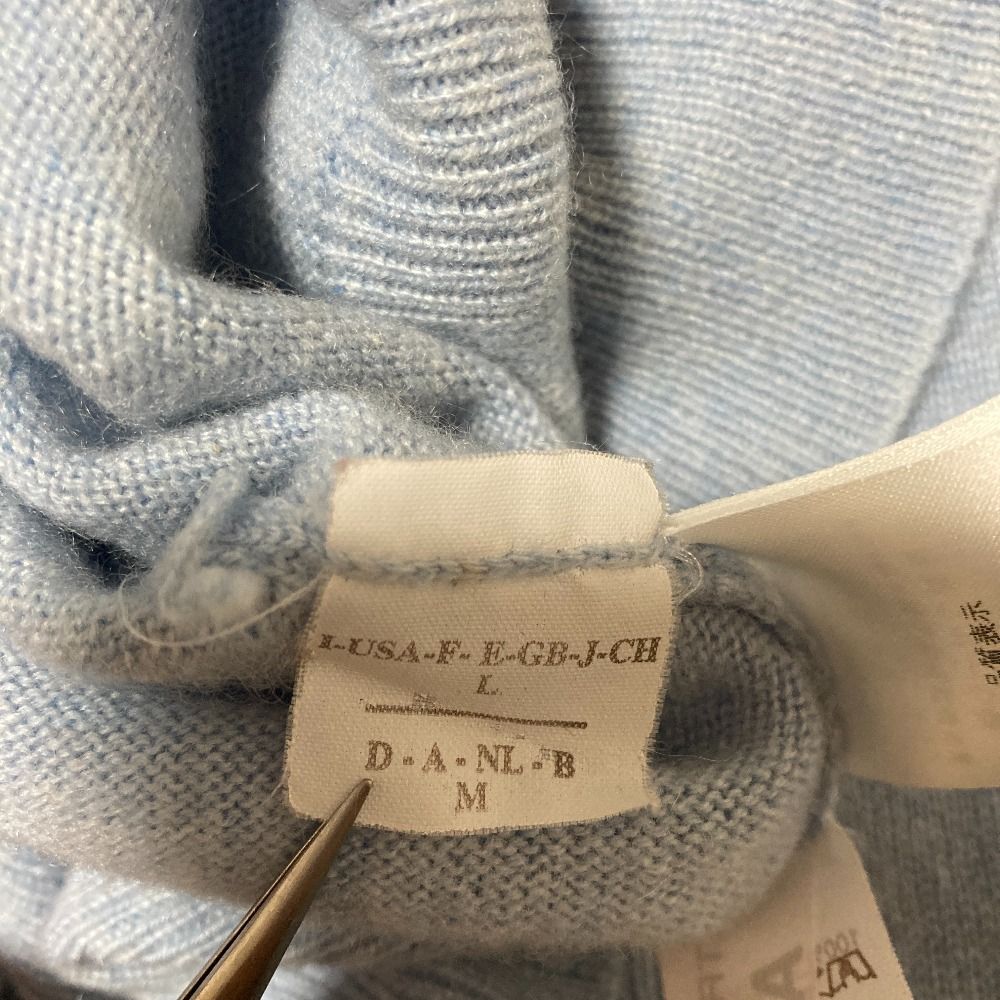 Brunello Cucinelli Cashmere Digan Top Ensemble L M Blue — view 8