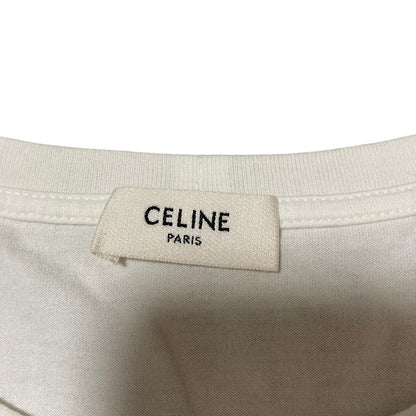 Celine Classic Logo Print T-Shirt L White — view 4