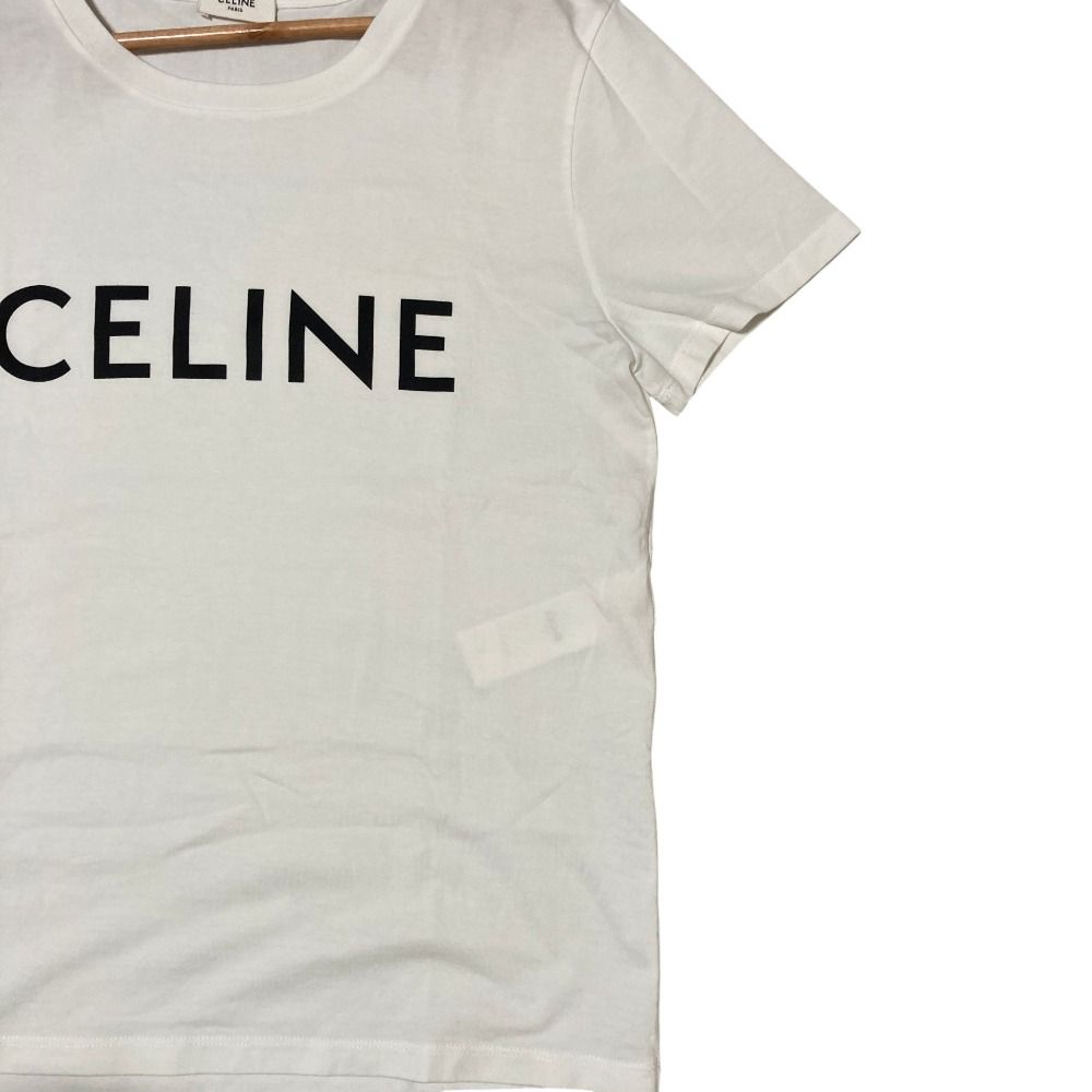 Celine Classic Logo Print T-Shirt L White — view 3