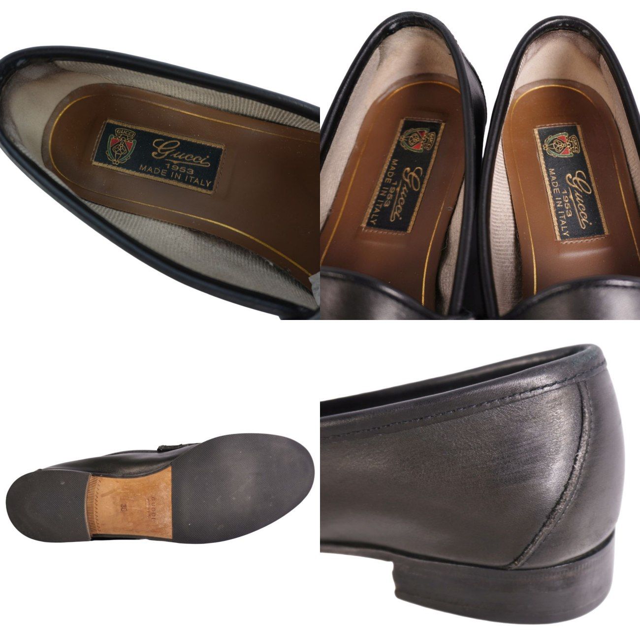 Gucci Loafers Moccasins Horsebit Leather Shoes — view 9