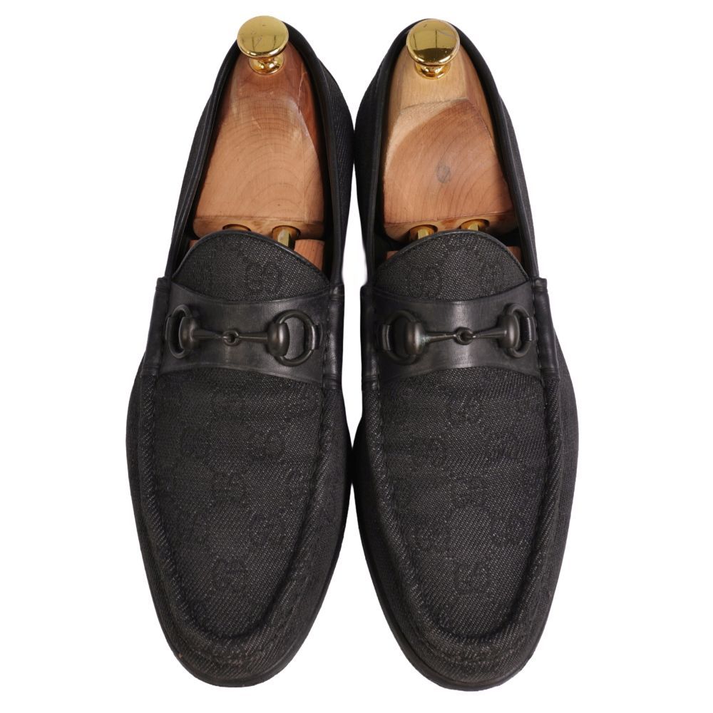 Gucci Loafers Moccasins Horsebit GG Pattern Canvas — view 4