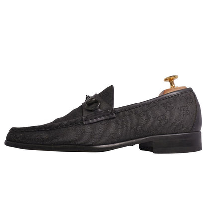 Gucci Loafers Moccasins Horsebit GG Pattern Canvas — view 7