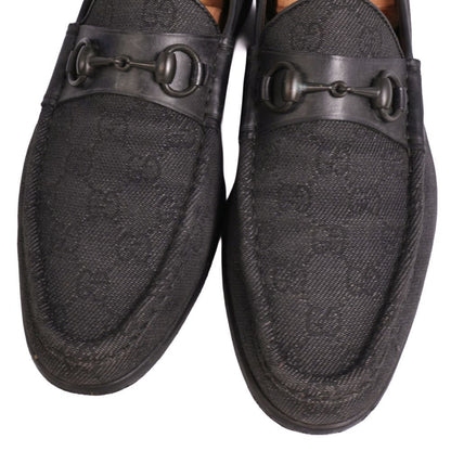 Gucci Loafers Moccasins Horsebit GG Pattern Canvas — view 3