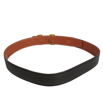 Hermes Vintage 96 Belt Leather Logo — view 3