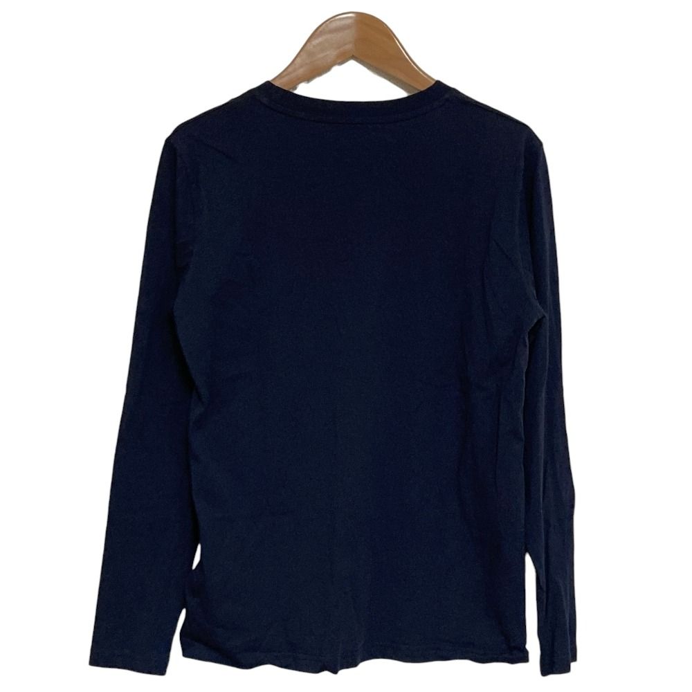 Moncler Maglia Maniche Lughe Long Sleeve T-Shirt Navy Kids — view 2